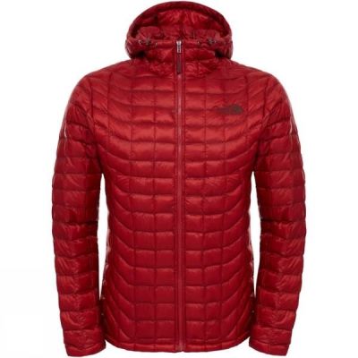 The North Face ThermoBall - Férfi Kapucnis Pulóver - Piros (Magyarország EKU063981)